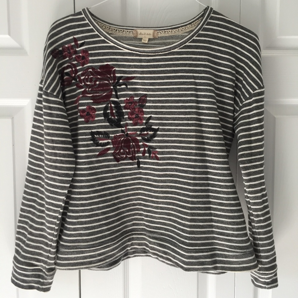 Anthropologie Striped Pullover